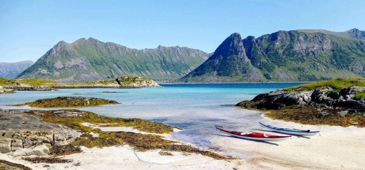 Cozy Cabin In Central Lofoten With Beautiful Ocean View Brenna Exterior foto